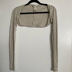 CAbi Ballet Sleeves shrug sweater